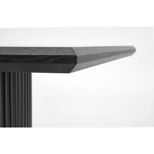 STÓŁ ROZKŁADANY 160 - 250 X 90 X 78 CM DĄB NATURALNY/CZARNY